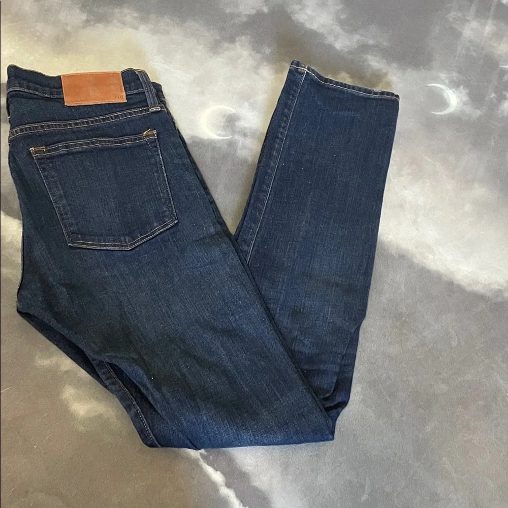 J. crew Skinny Dark Blue Stretch Jeans | 32x34